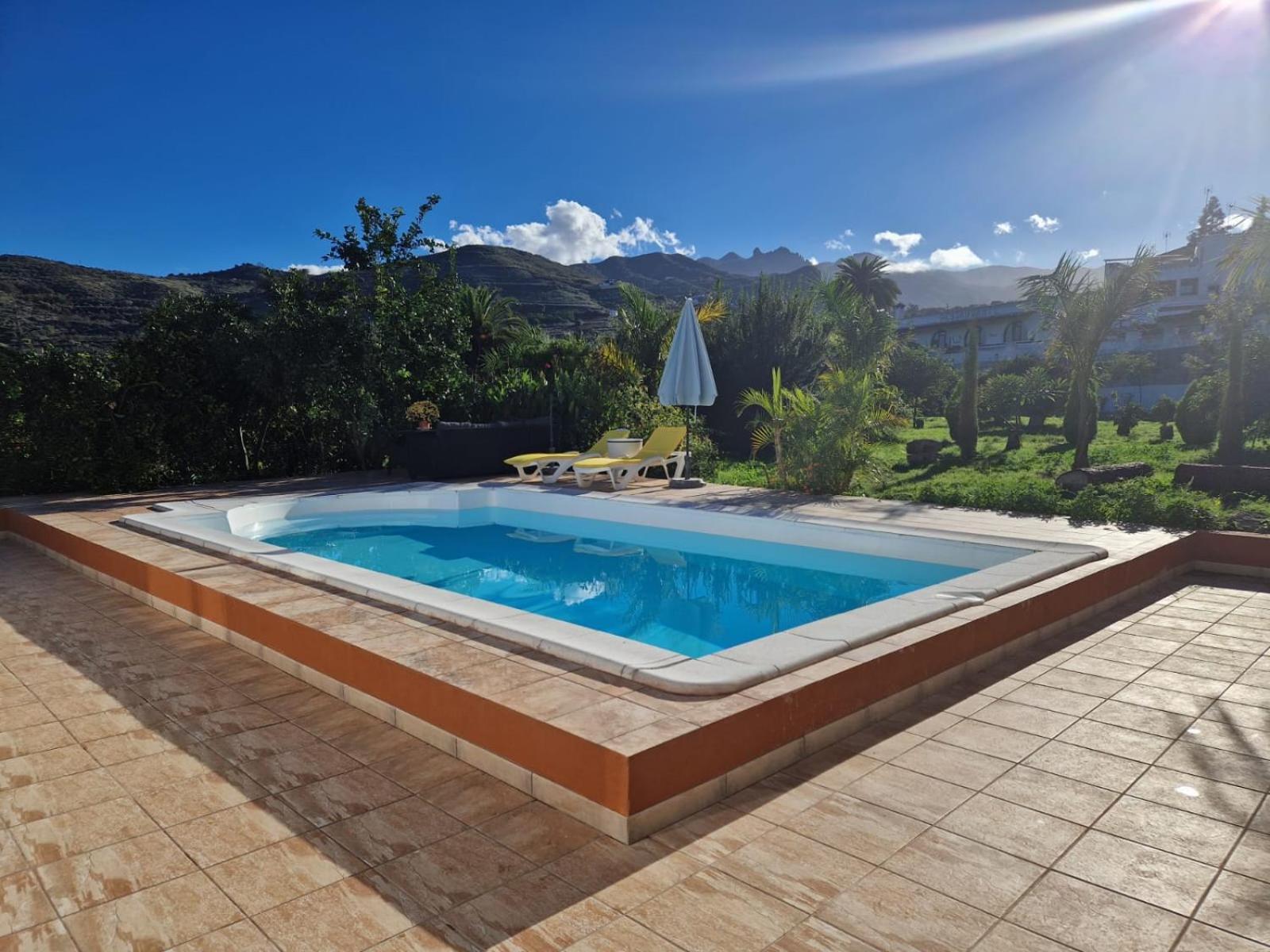 Casa Con Piscina, High-Speed Wi-Fi Y Vistas Villa Santa Brigida  Exterior photo